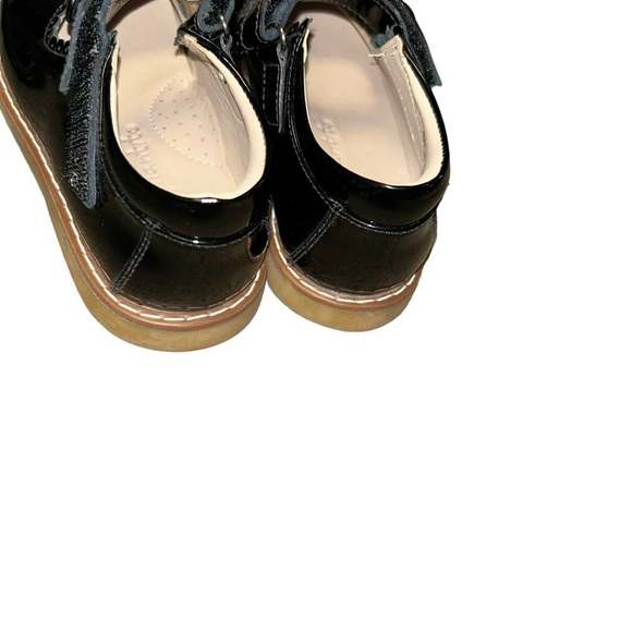 ELEPHANTITO Mary Jane Toddler girls Patent leather black shoes size 8 - Picture 3 of 5